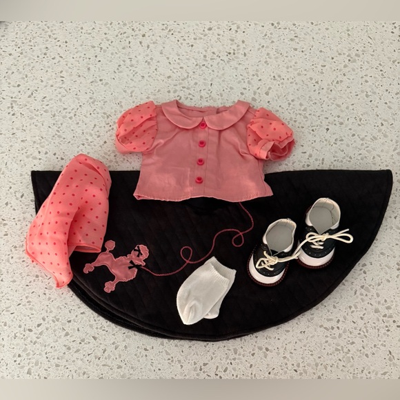 American Girl Maryellen Poodle Skirt Outfit